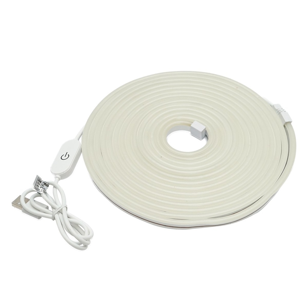 Banda LED 6500K, USB 5V, lungime 5m IP65