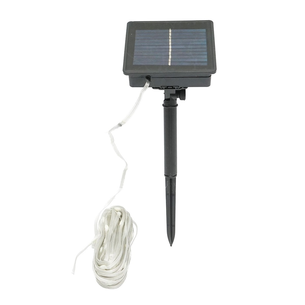 Banda LED cu panou solar 5V, 10m, telecomanda RGB+IC IP65