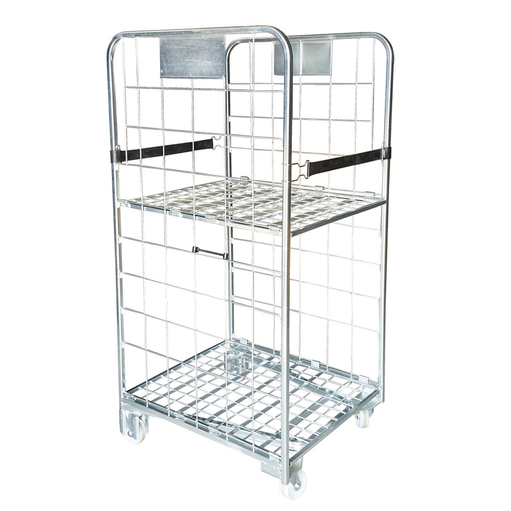 Carucior depozit cu 2 laturi tip container 500Kg