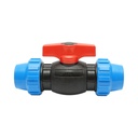 Robinet mufa cu bila compresiune 40x40mm PN16 pentru sisteme de irigatii