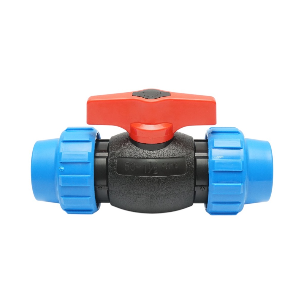 Robinet mufa cu bila compresiune 50x50mm PN16 pentru sisteme de irigatii