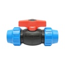 Robinet mufa cu bila compresiune 50x50mm PN16 pentru sisteme de irigatii