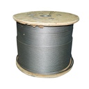 Cablu troliu otel 6x25 fi 11mm cu inima metalica 1000m/rola