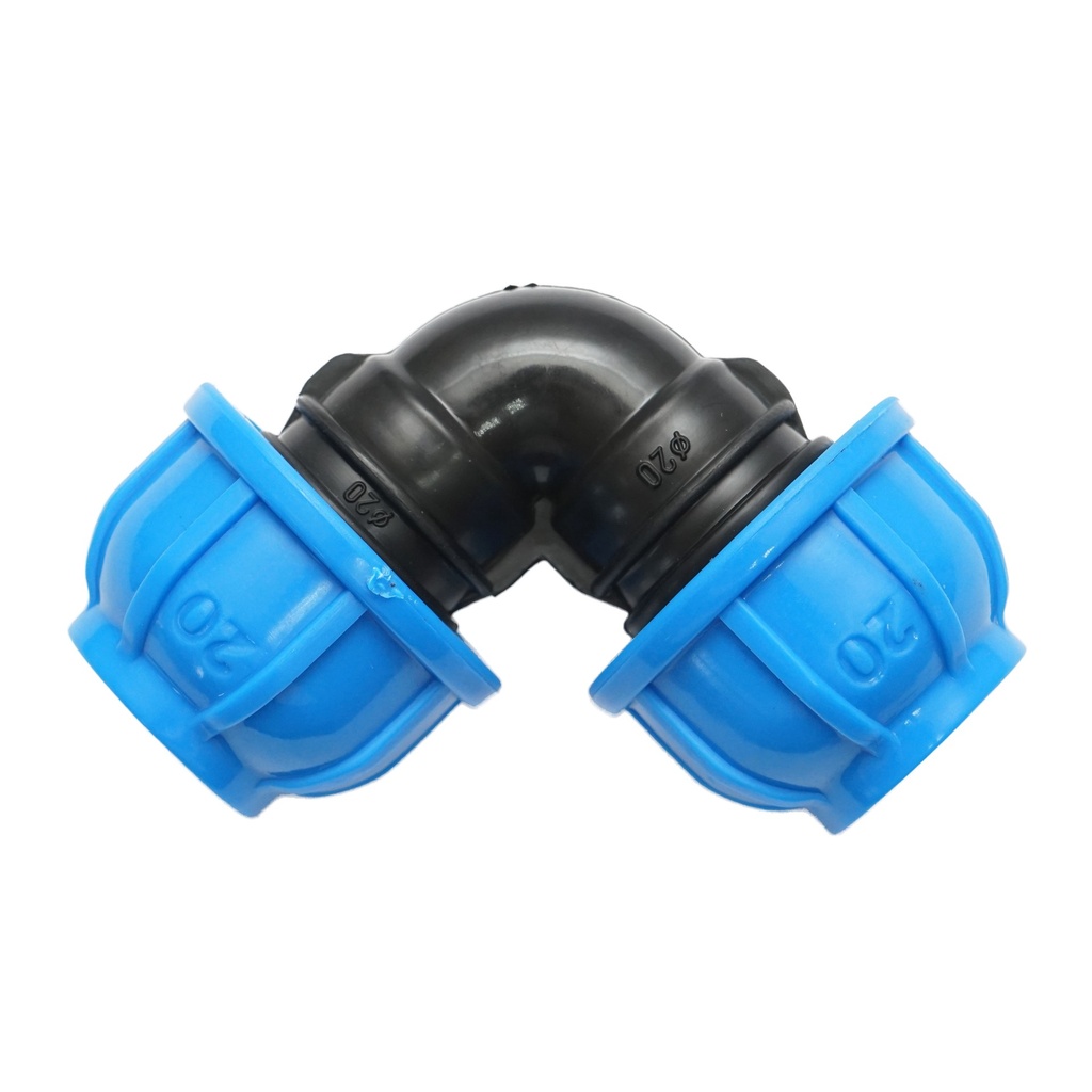 Cot compresiune D20x20mm PN16, pentru sisteme de irigatii