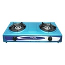 Aragaz, plita din inox cu 2 arzatoare din fonta 2.5KW, aprindere automata 715x380x94mm