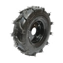 Roata completa 500/8 crampon 6PR cu janta neagra