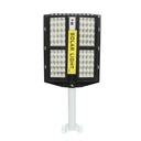 Lampa solara LED iluminat stradal 200W 6500K cu panou solar 15W, baterie 15000mAh, telecomanda, prindere pe stalp IP65