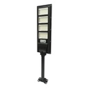 Lampa solara LED iluminat stradal 200W 6500K cu panou solar 12W, baterie 12000mAh, telecomanda, prindere pe stalp IP65