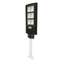 Lampa solara LED iluminat stradal 150W 6500K cu panou solar 12W, baterie 15000mAh, prindere pe stalp IP65
