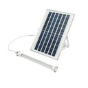 Proiector LED 80W cu panou solar 10W, baterie LifePO4 6000mAh si cablu 5m IP65