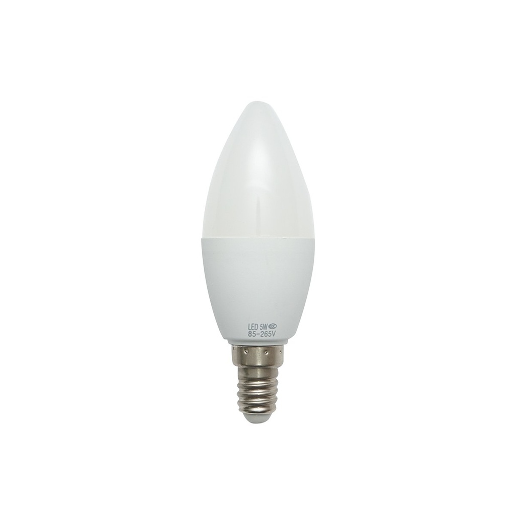 Bec LED 5W, 220V, E14 lumina rece 6500K