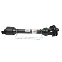 Cardan 1000 mm S7 T7 cu ambreiaj compus din 2 discuri cruce 30,2x106,5 (teava stea) 1 3/8 Z=6 freza