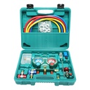 Trusa verificare si incarcare instalatii aer conditionat auto, freon R22, R32, R134a, R410a