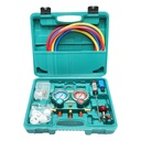 Trusa verificare si incarcare instalatii aer conditionat auto, freon R22, R32, R134a, R410a