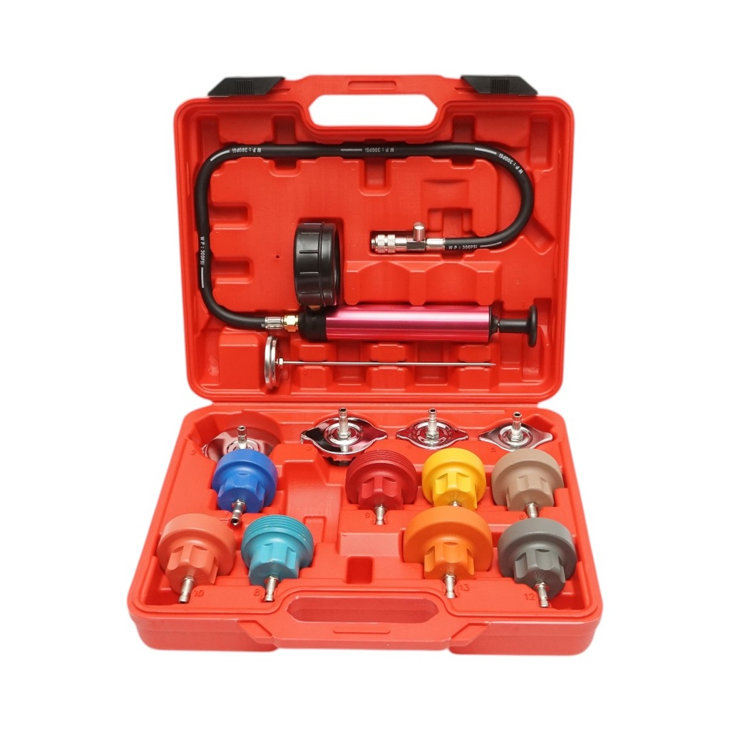 Trusa tester verificare presiune instalatie racire auto 14 piese