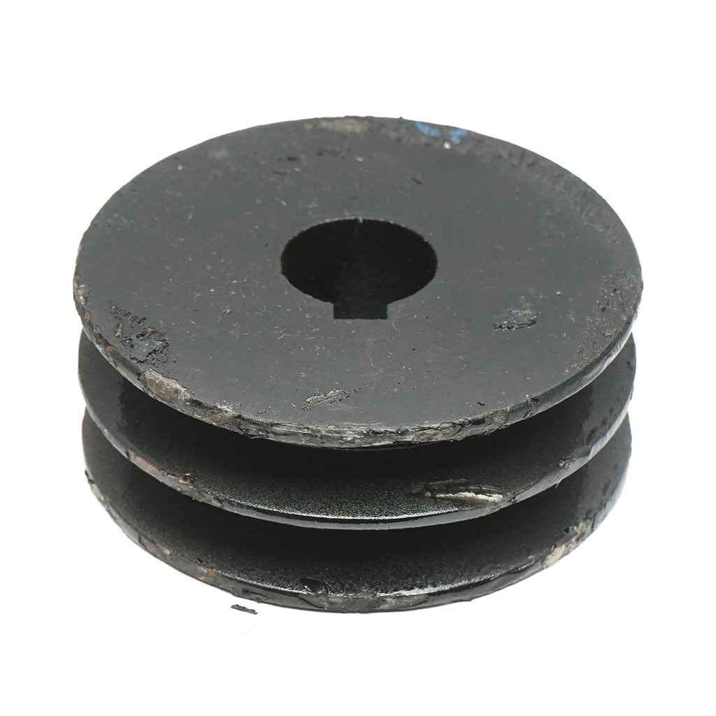 Fulie 2 caneluri 87x34mm pentru ax cu pana 24mm