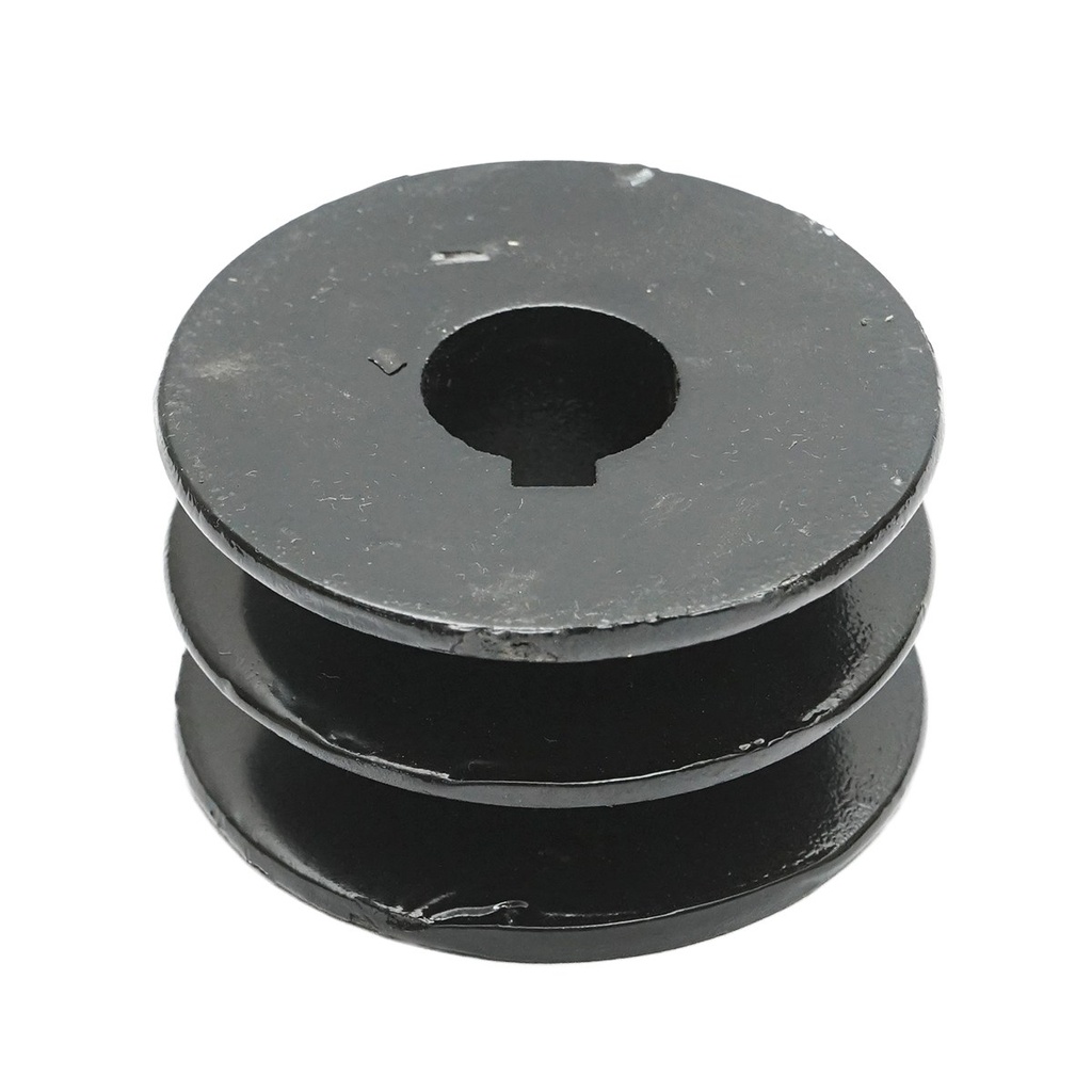 Fulie 2 caneluri 58x32mm pentru ax cu pana 19mm