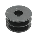 Fulie 2 caneluri 58x32mm pentru ax cu pana 19mm