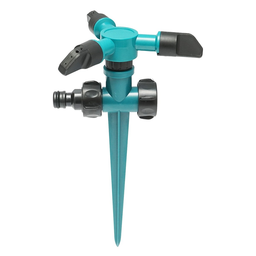Aspersor cu 3 brate, pivotant din PVC