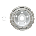 Disc diamantat segmentat 125x22.23mm pentru slefuire beton, granit si marmura