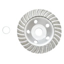 Disc diamantat segmentat tip cupa 125x22.23mm pentru slefuire beton, granit si marmura