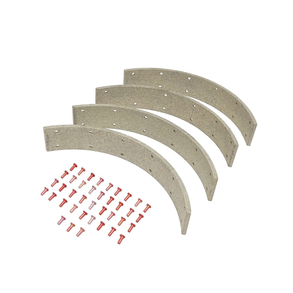 Set ferodouri saboti frana Massey Ferguson, Ford cod OEM 1851062M91, 1851063M91, 3620600M91, 81717317, 81717321, 957E-2021-B, 957E2019A, 957E2021B, 1020, 1020R, 71717000, VPJ8222,