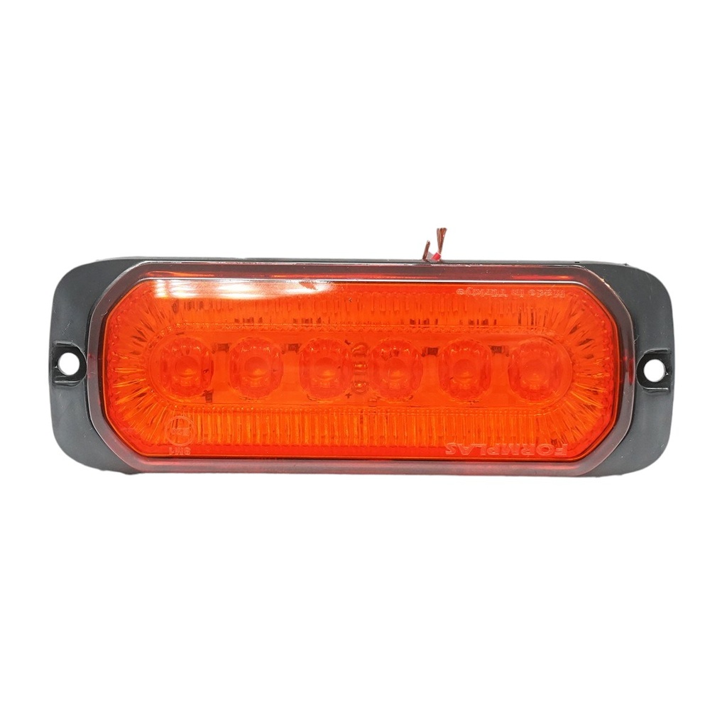 Lampa laterala gabarit LED 12-24V galbena 132x46mm