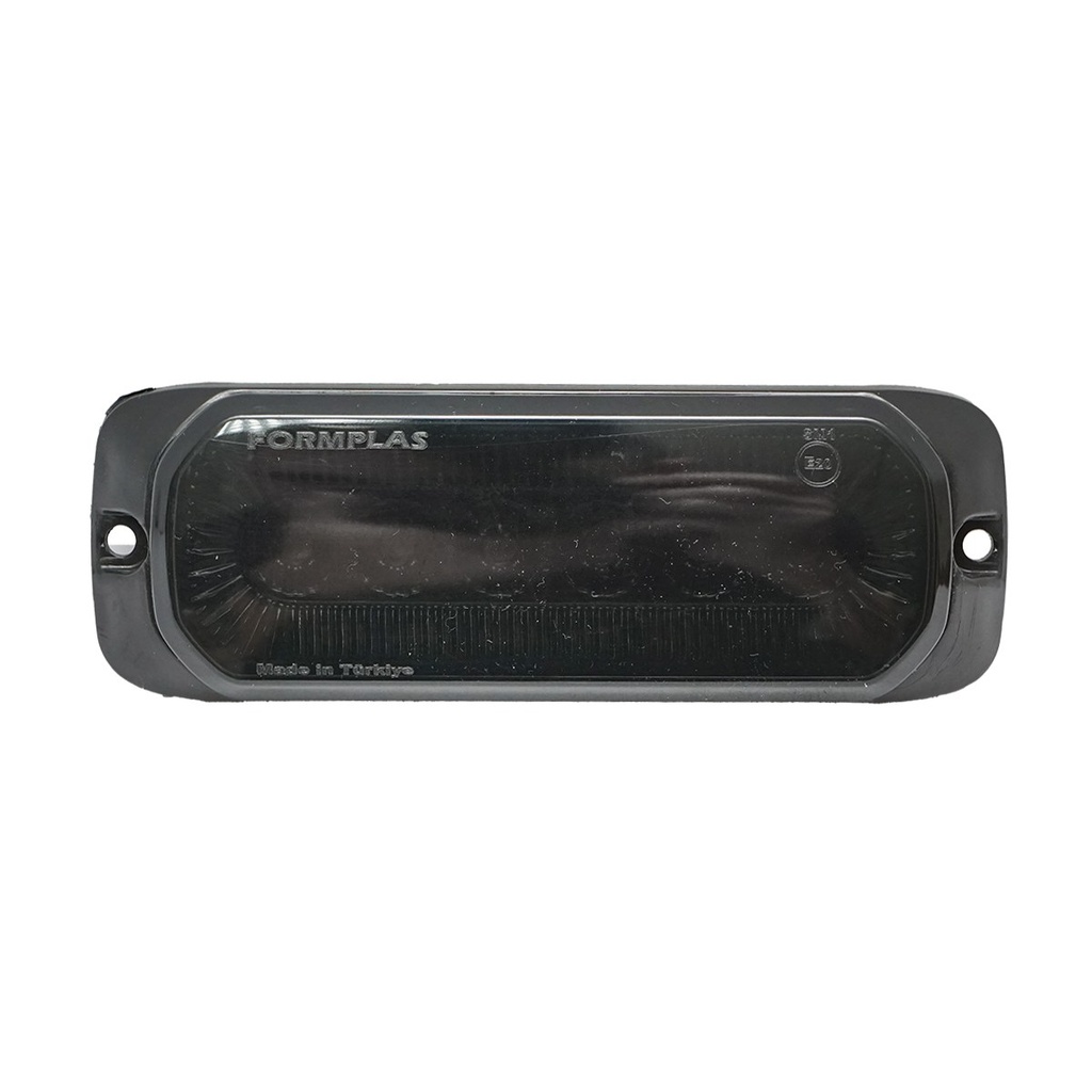 Lampa laterala gabarit LED 12-24V, galben fumuriu 132x46mm