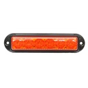Lampa laterala gabarit LED 12-24V, galben 155x37mm, rama neagra