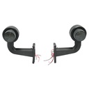 Set lampi gabarit laterale LED rosu-alb fumuriu 12V-24V