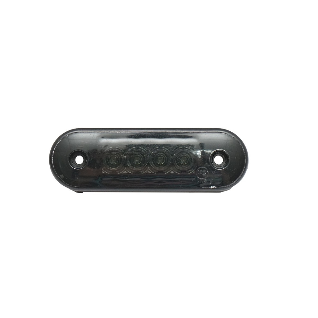 Lampa gabarit laterala slim LED 12-24V rosu fumuriu 85x28x11mm
