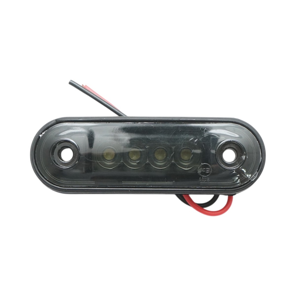 Lampa gabarit laterala slim LED 12-24V alb fumuriu 85x28x11mm