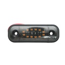 Lampa laterala gabarit slim LED 12-24V, galben fumuriu 89x32mm