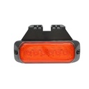 Lampa laterala gabarit LED cu suport 12-24V, galben 132x46mm
