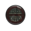 Lampa stop spate rotunda LED NEON fumuriu 12-24V cu 4 functii 140x35mm