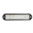 Lampa laterala gabarit LED 12-24V alba 4 functii 155x37mm, rama neagra