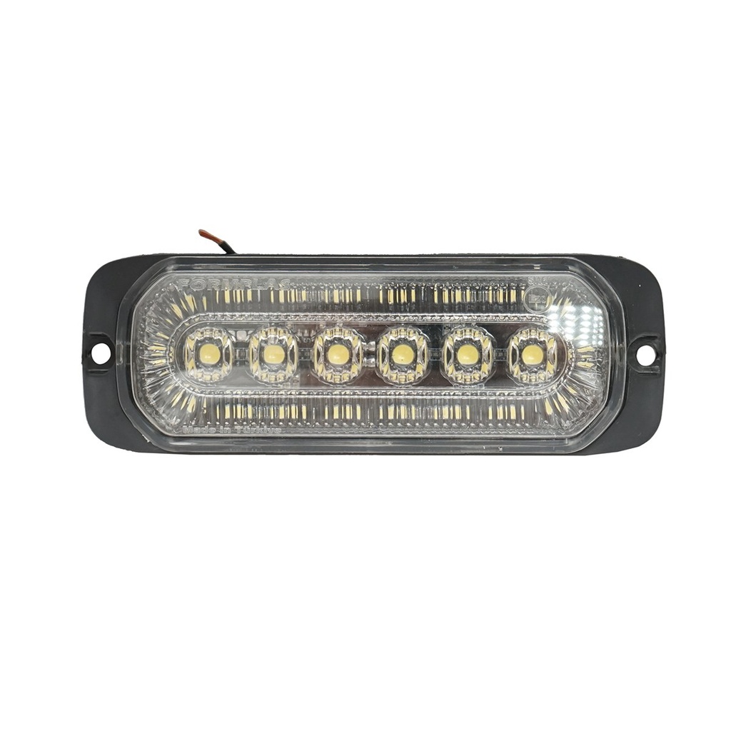 Lampa laterala gabarit LED 12-24V, alb intermitent 132x46mm