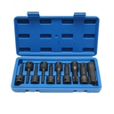 Trusa chei tubulare 1/2 de impact torx 10 piese