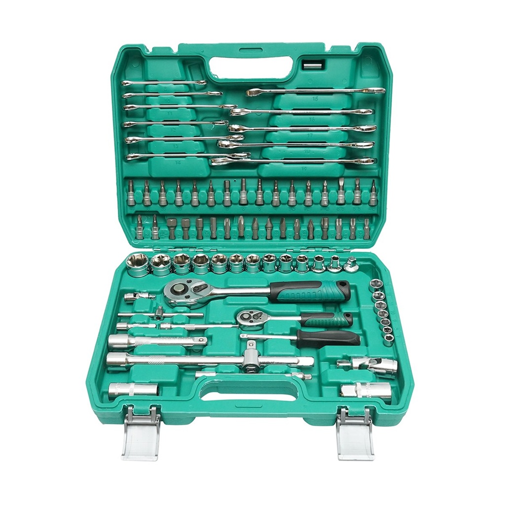 Trusa chei combinate, tubulare, fixe, torx, imbus antrenor cu clichet 78 piese