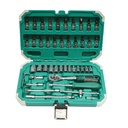 Trusa chei tubulare, torx, hex cu clichet 46 piese