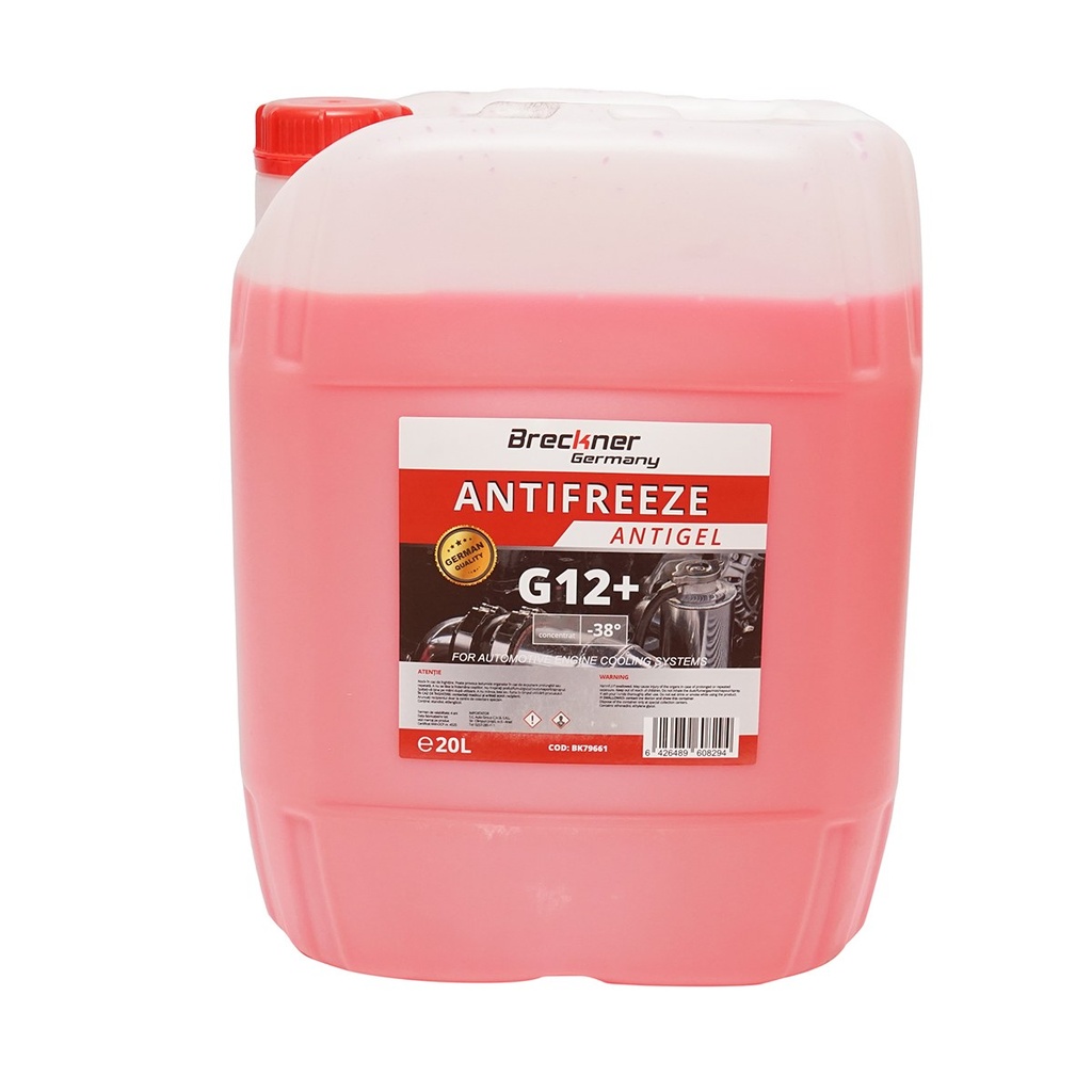 Antigel G12+ rosu/roz -38 grade 23Kg/20L