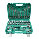 Trusa chei tubulare combinate 8-32mm si chei fixe 8-19mm, 1/2 antrenor cu clichet 44 piese