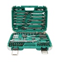 Trusa chei tubulare 4-32mm si chei fixe combinate 8-22mm, biti, hex, torx, antrenor cu clichet 82 piese