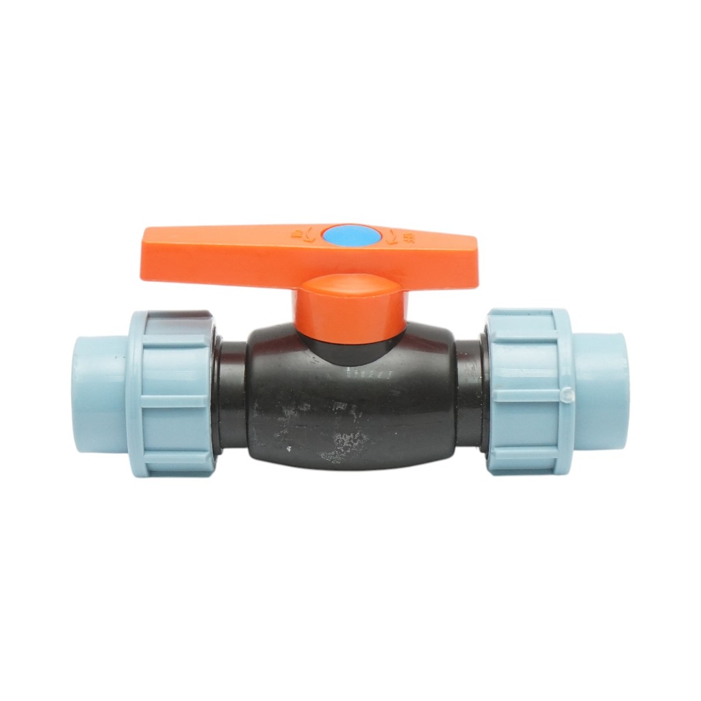 Robinet mufa cu bila compresiune D20x20mm, PN16 bar pentru sisteme de irigatii