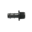 Racord drept picurare D16mm filet exterior 1/2 pentru tub, furtun irigare