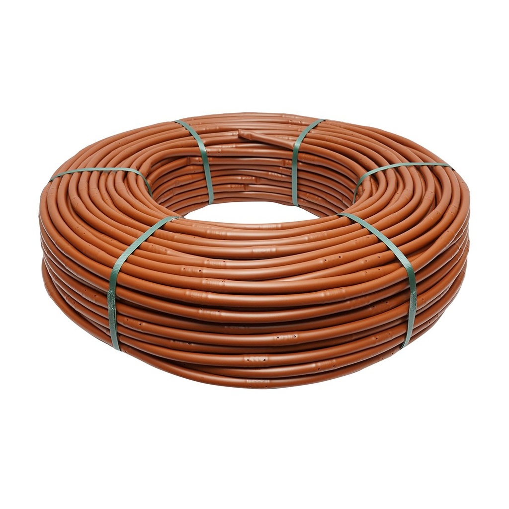 Tub picurare apa 200m rola, 4L/h pentru irigatii D16mm, pas 20cm