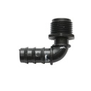 Cot conector stut tub picurare 16mm, filet exterior 1/2 inch pentru sisteme de irigatii