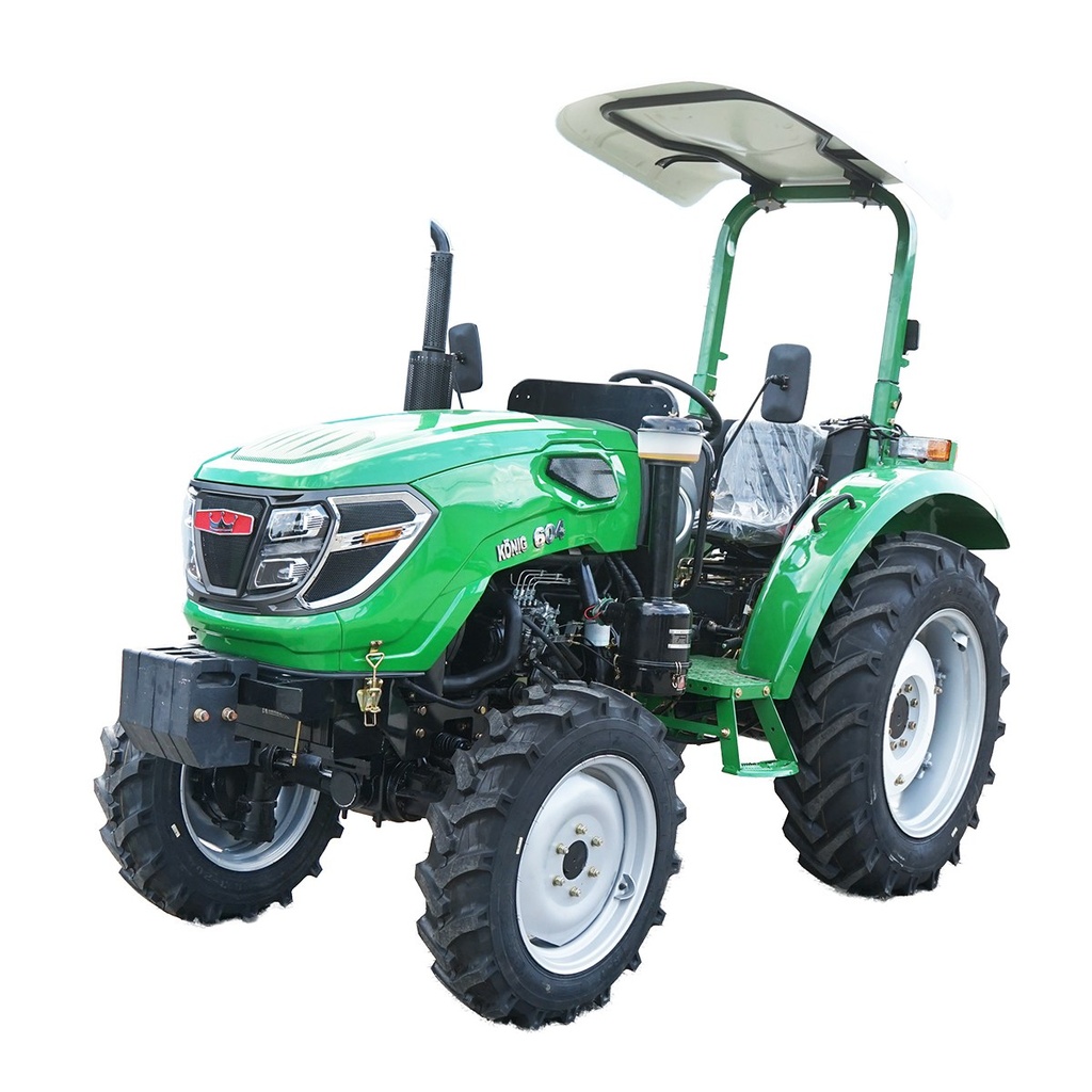 Tractor cu semicabina 60HP Hanwo E3, motor Xinchai III cu roti 8.3-20/12.4-28 604