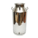 Bidon de inox pentru lapte cu capac 50L cu robinet aparat de muls vaci