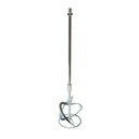 Paleta amestecator vopsea, adeziv, mortar cu tija 600x120mm, filet M14 THOR